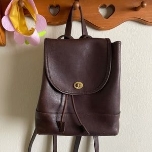 Vintage Coach Mini Backpack